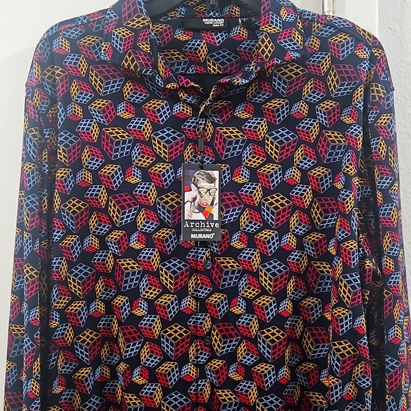 NWT Murano Archive Collection Liquid Luxury Slim Fit Button Down, L - Picture 10 of 10
